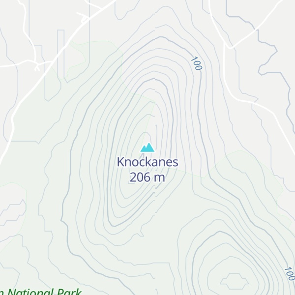 Map of Knockanes