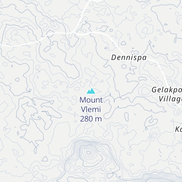 Map of Mount Vlemi