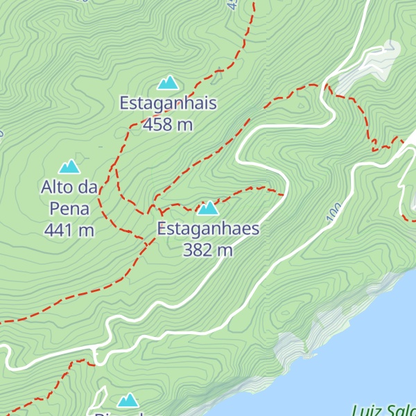 Map of Estaganhaes