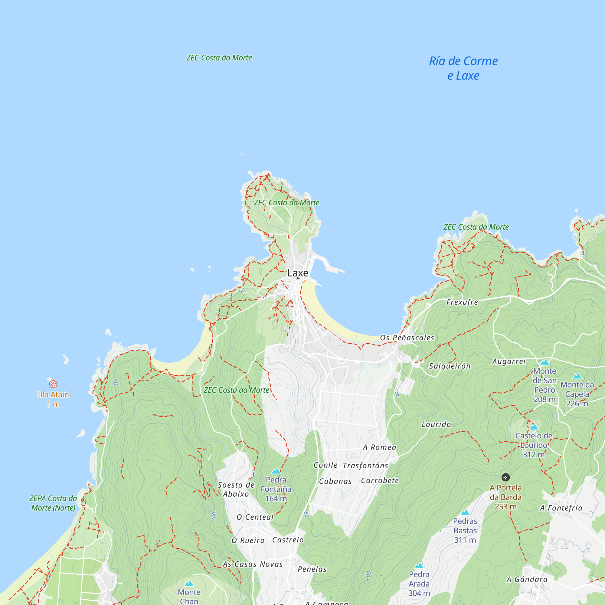 Municipal Tourist Information Point of Laxe map
