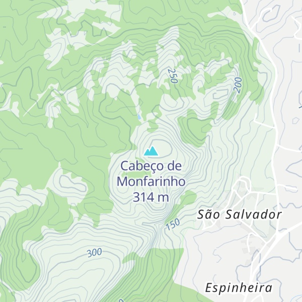 Map of Cabeço de Monfarinho