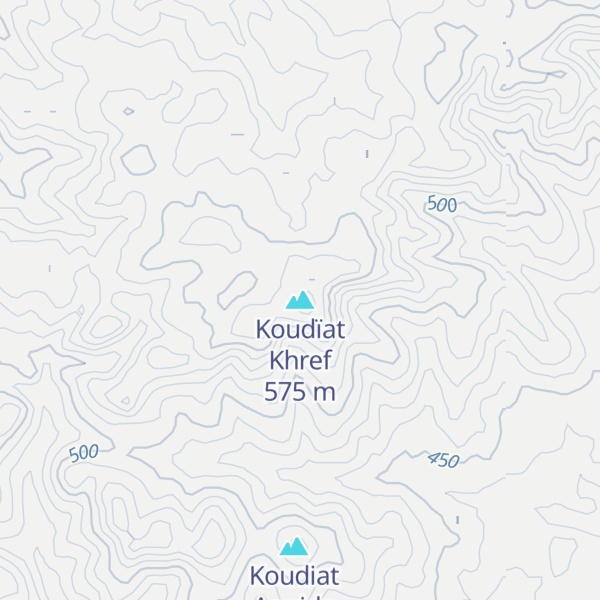 Map of Koudïat Khref