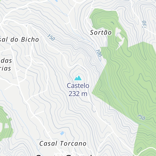 Map of Castelo