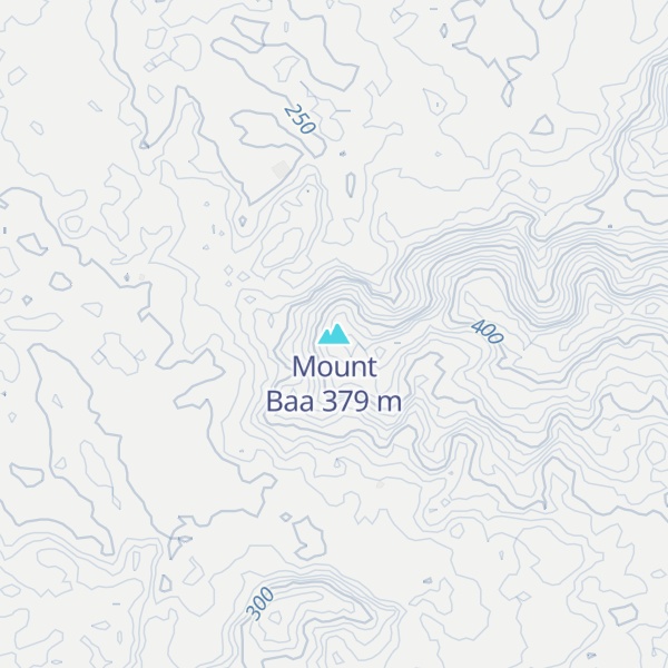 Map of Mount Baa