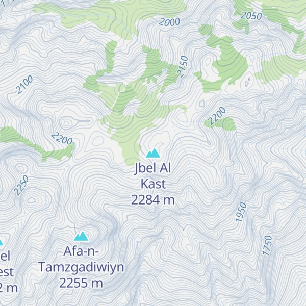 Map of Jbel Al Kast