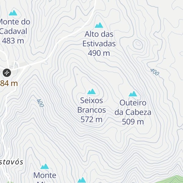 Map of Seixos Brancos