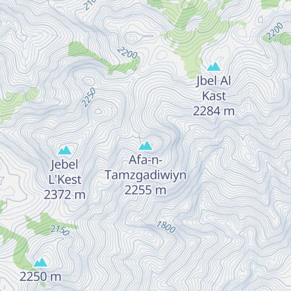 Map of Afa-n-Tamzgadiwiyn