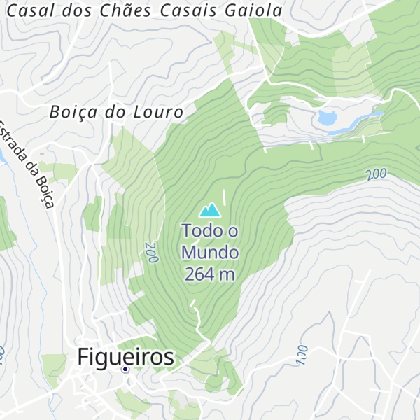 Map of Todo o Mundo