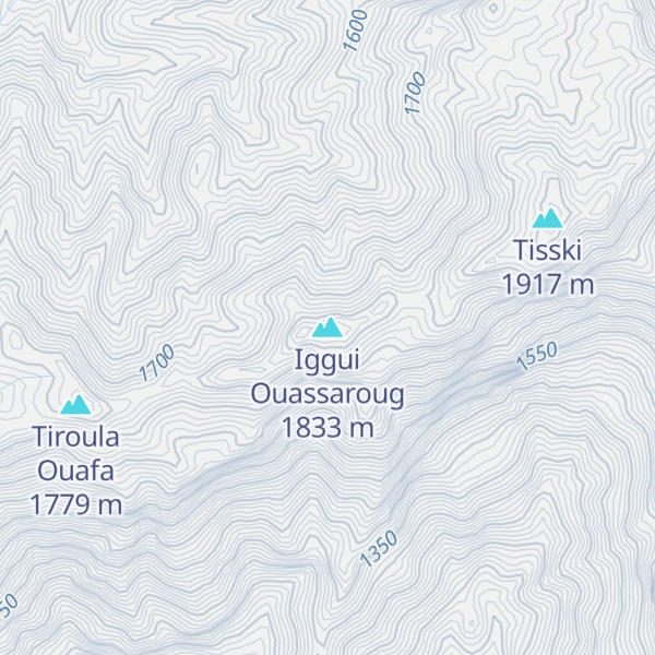 Map of Iggui Ouassaroug
