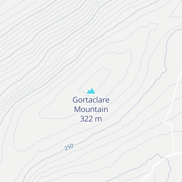 Map of Gortaclare Mountain