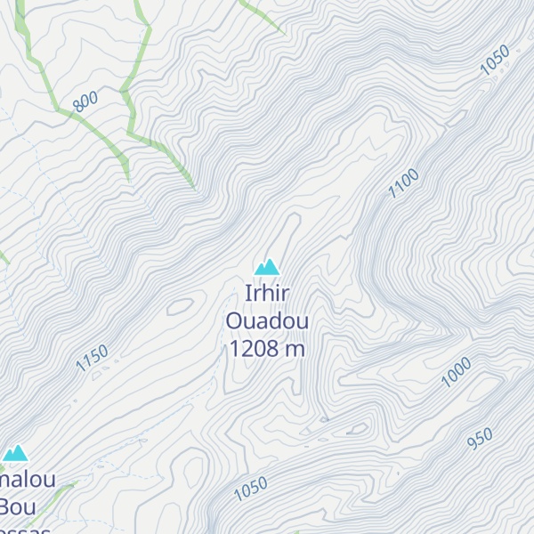 Map of Irhir Ouadou