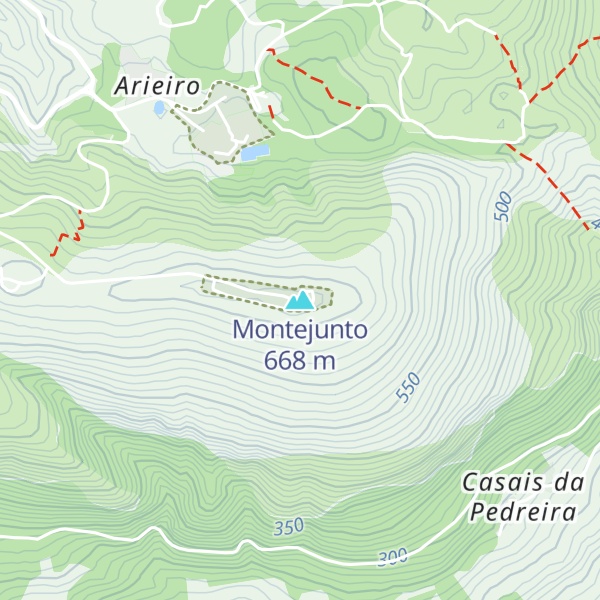 Map of Montejunto