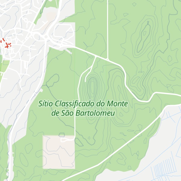 Map of Monte de São Bartolomeu