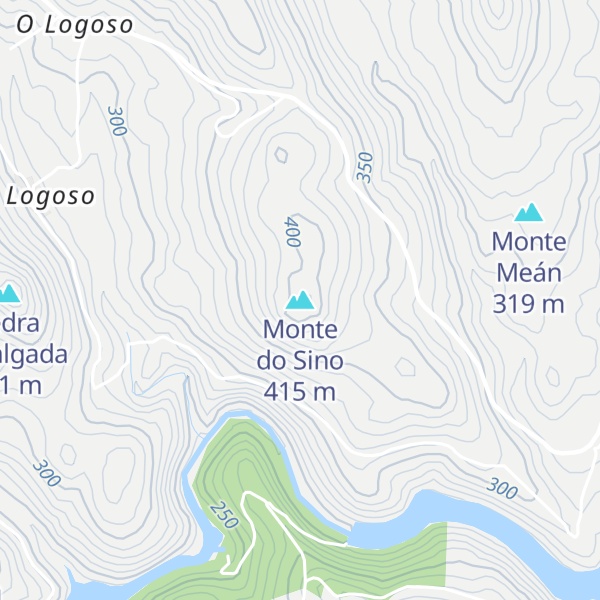 Map of Monte do Sino