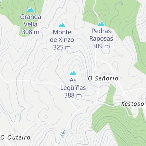Map of As Legüíñas