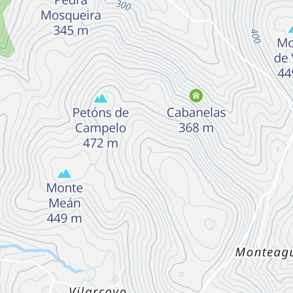 Map of Petón das Ventanas