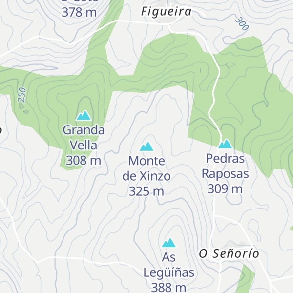 Map of Monte de Xinzo