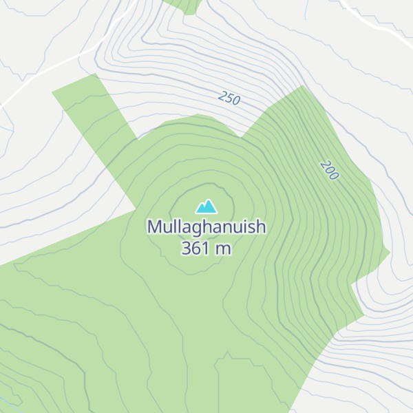 Map of Mullaghanuish