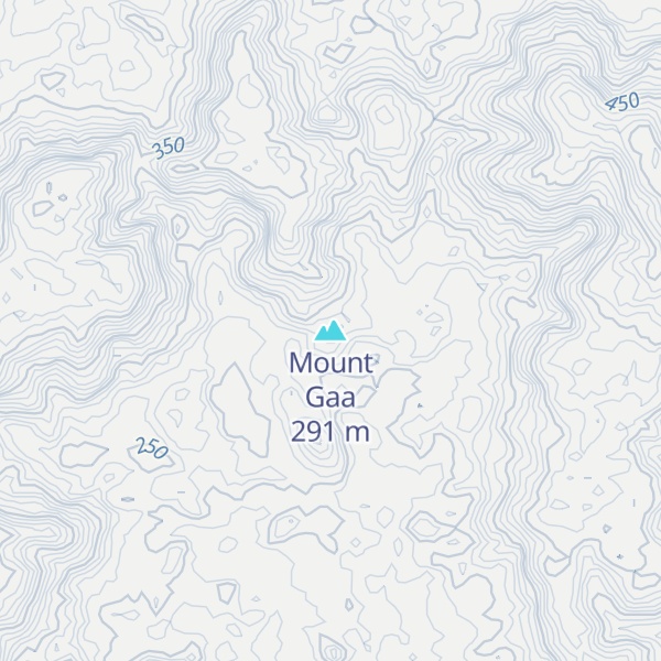 Map of Mount Gaa