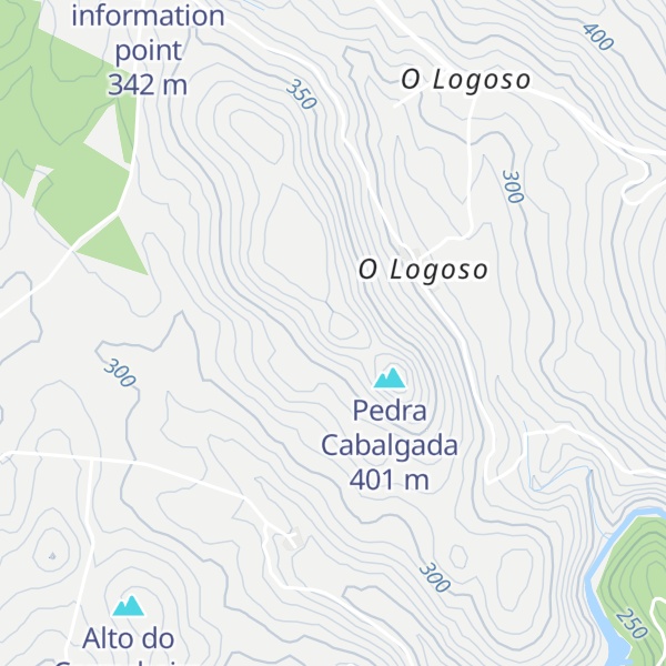 Map of Pena do Gato