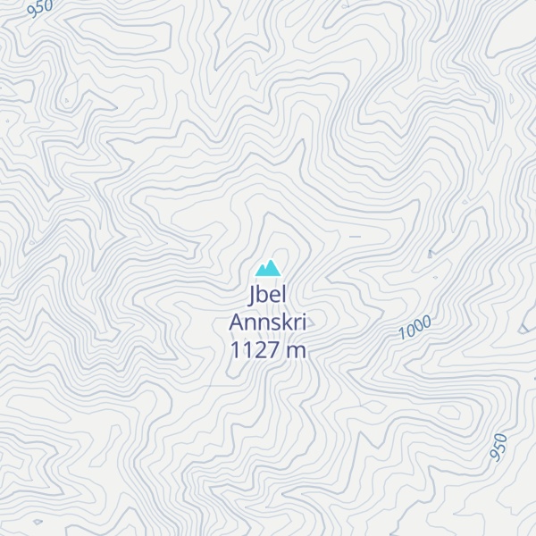 Map of Jbel Annskri