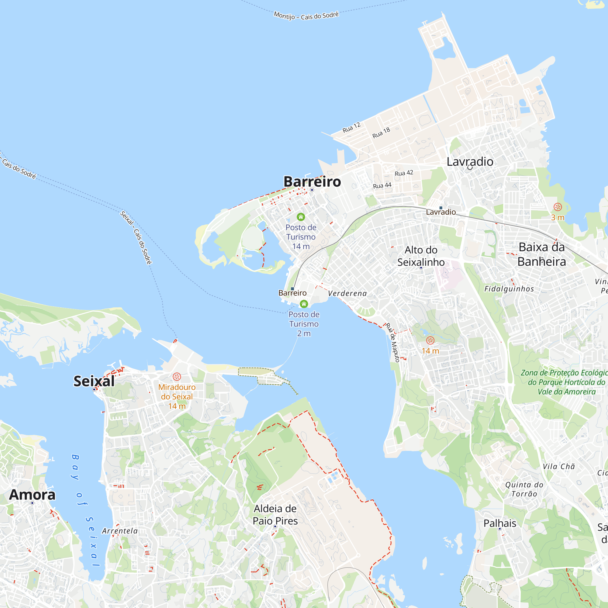 Posto de Turismo map