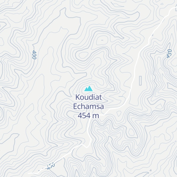 Map of Koudiat Echamsa