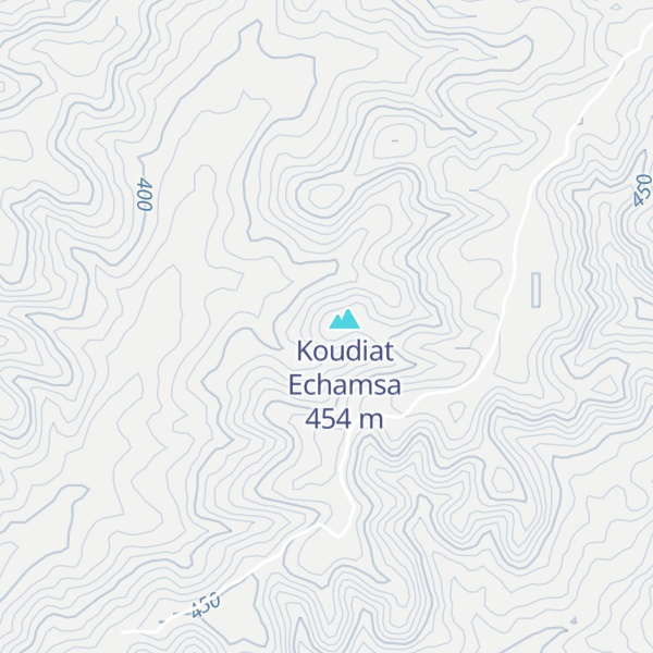Map of Koudiat Echams