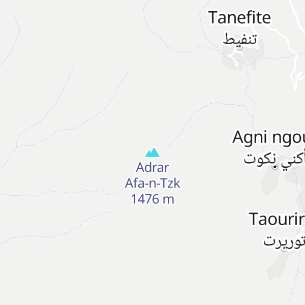 Map of Adrar Afa-n-Tzk