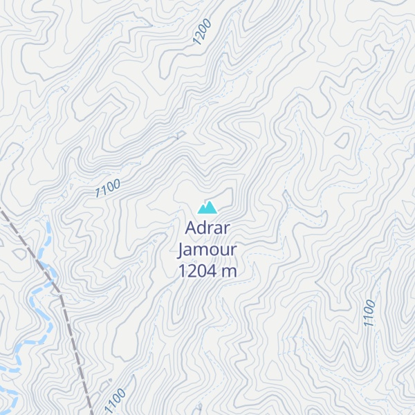 Map of Adrar Jamour