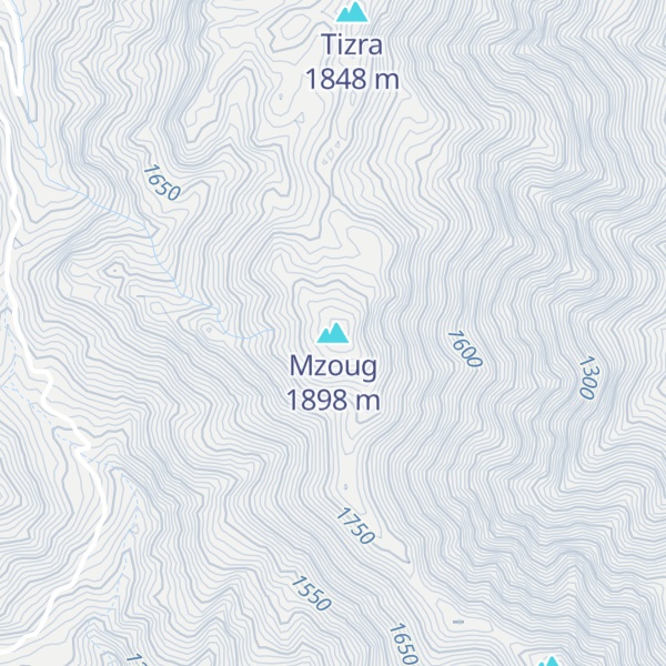 Map of Mzoug