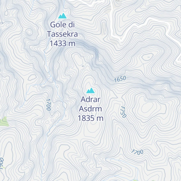 Map of Adrar Asdrm