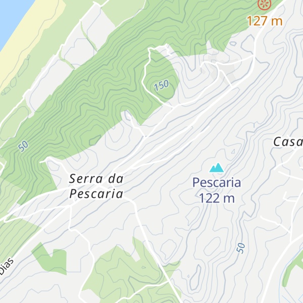 Map of Pescarias