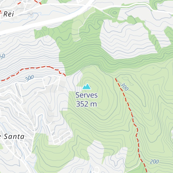 Map of Serves