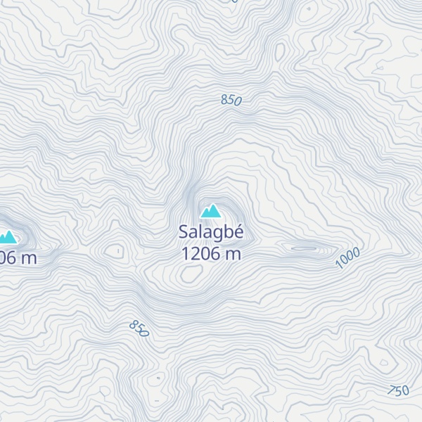 Map of Salagbé