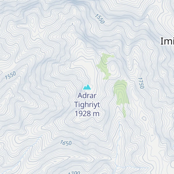 Map of Adrar Tighriyt