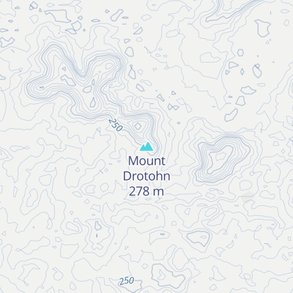 Map of Mount Drotohn
