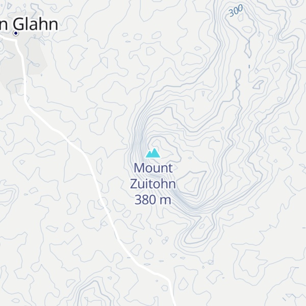 Map of Mount Zuitohn