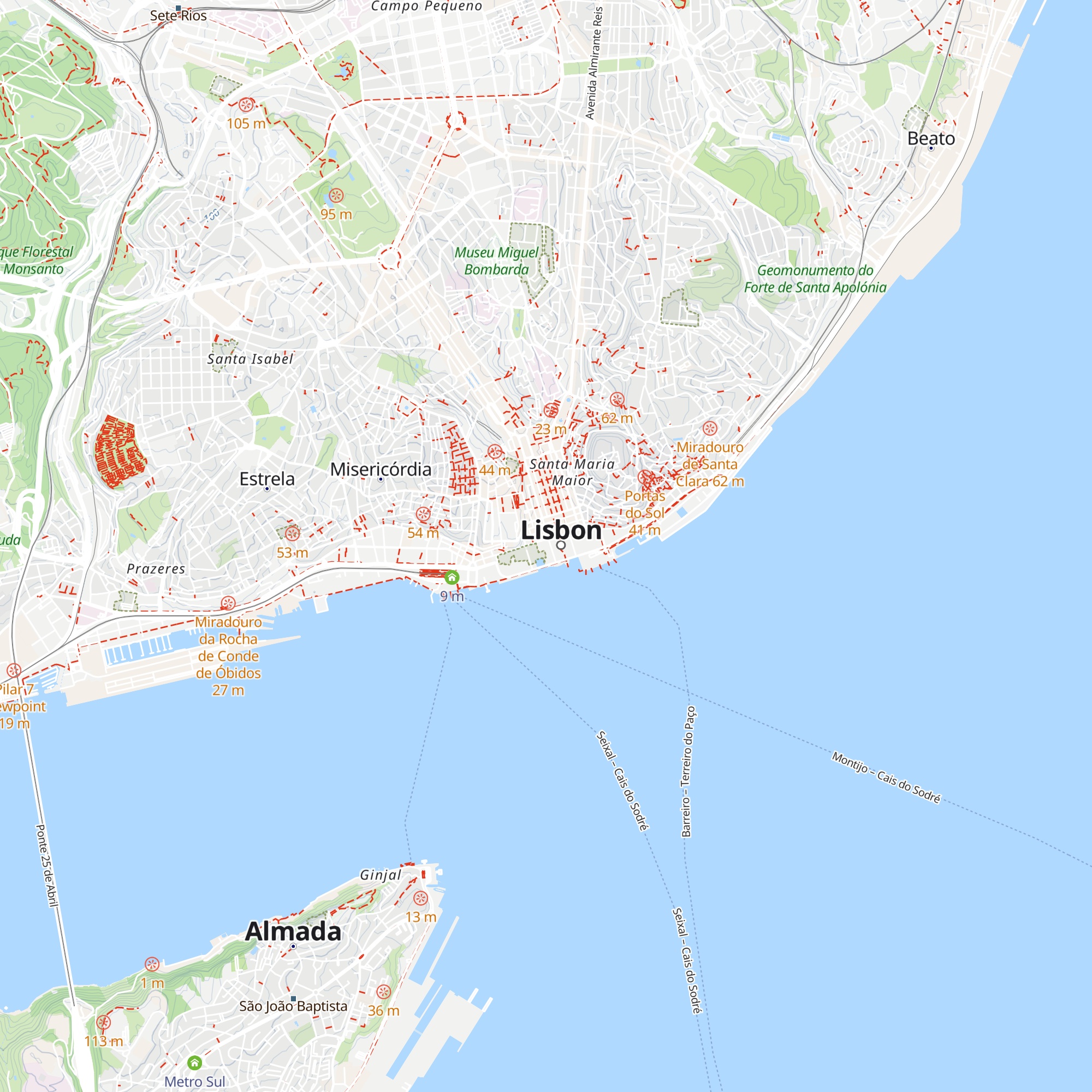 Ask me Lisboa map