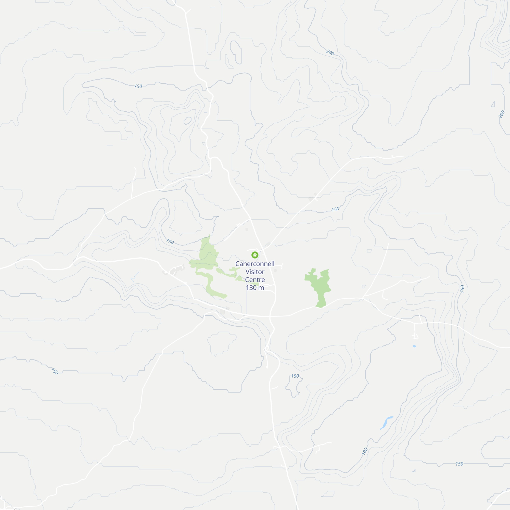 Caherconnell Visitor Centre map
