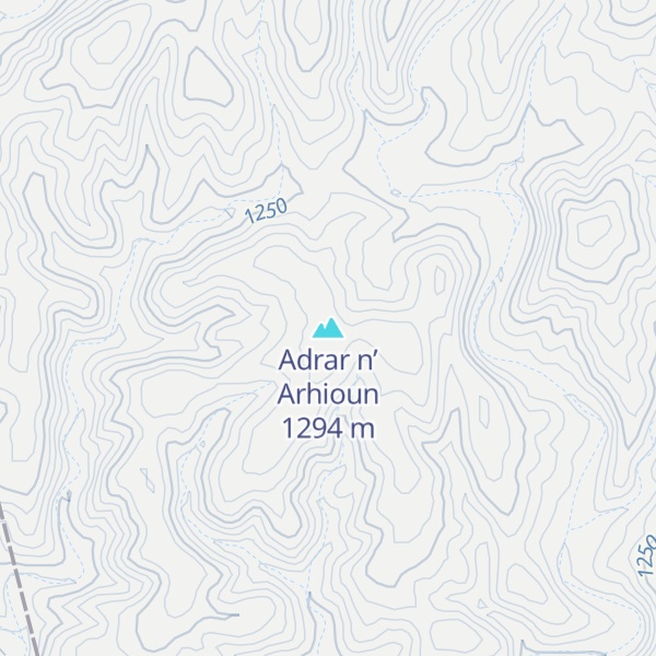 Map of Adrar n’ Arhioun