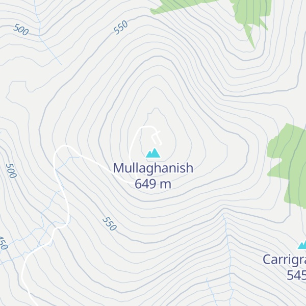 Map of Mullaghanish