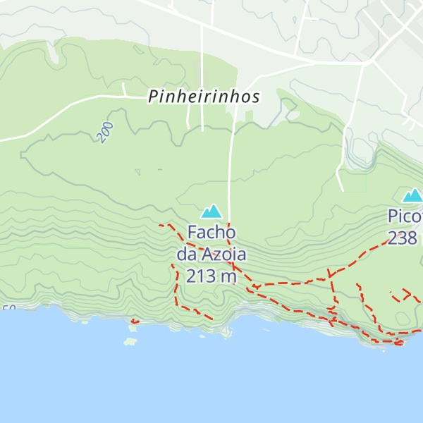 Map of Facho da Azoia