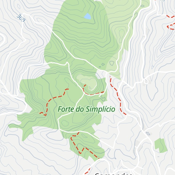 Map of Alqueidão