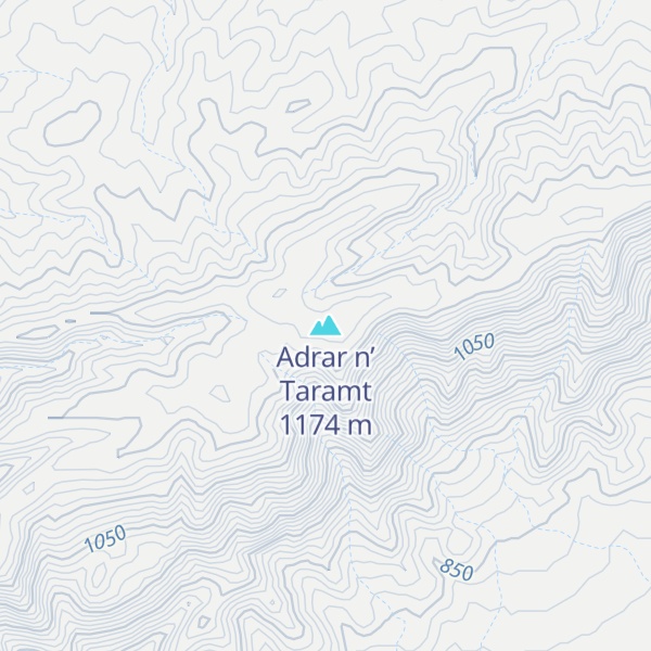 Map of Adrar n’ Taramt