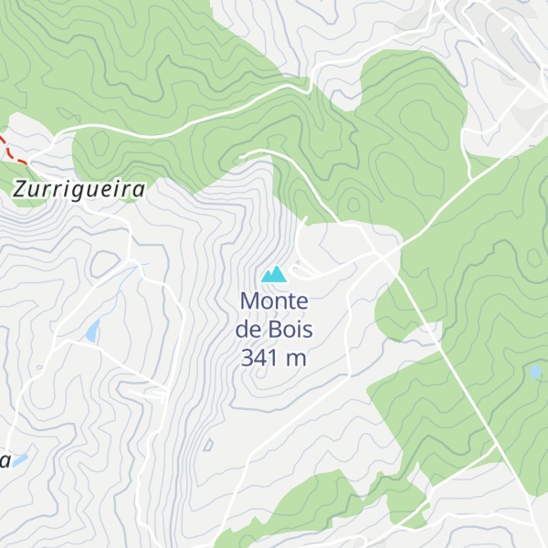 Map of Monte de Bois