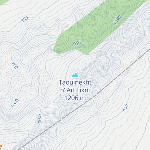 Map of Taouinekht n’ Aït Tikni