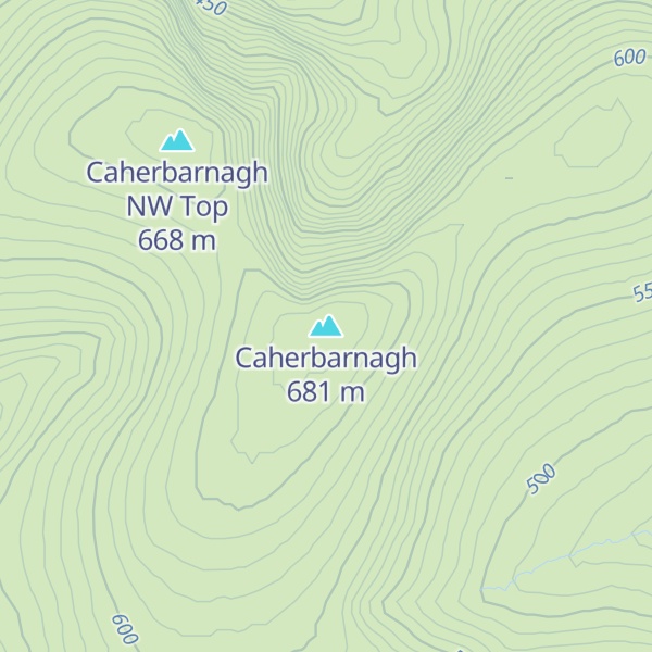 Map of Caherbarnagh