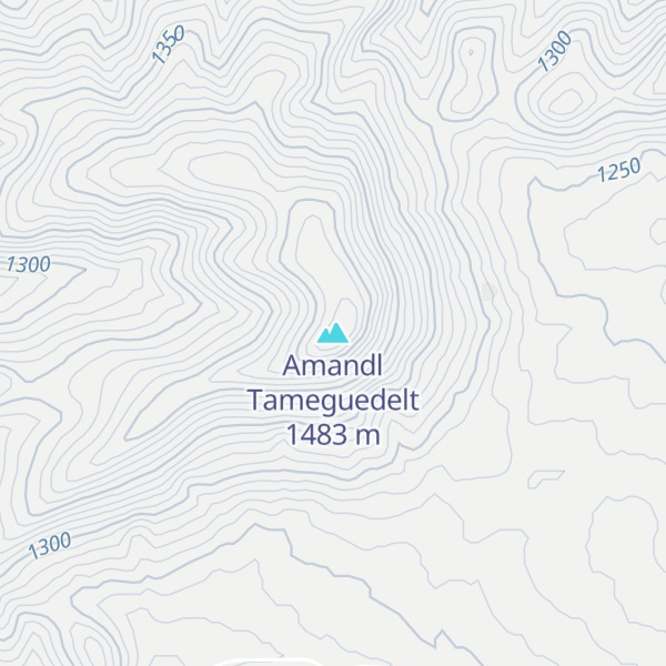 Map of Amandl Tameguedelt
