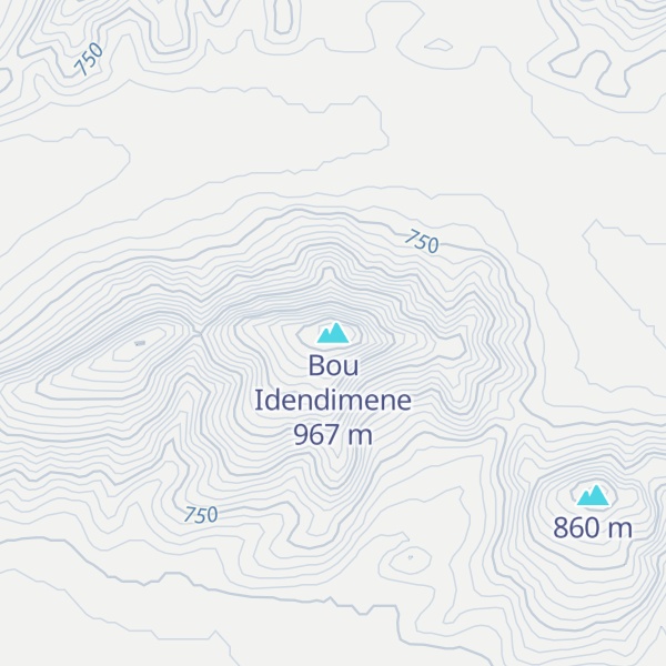 Map of Bou Idendimene